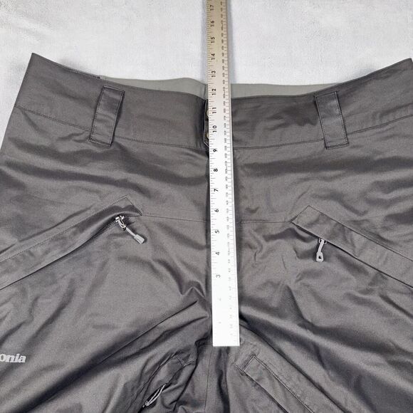 Patagonia Snowshot H2no Vented Snowboard Ski Snow Pants Men’s Size Large Black - Picture 9 of 15